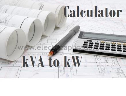 calculator kva to kw